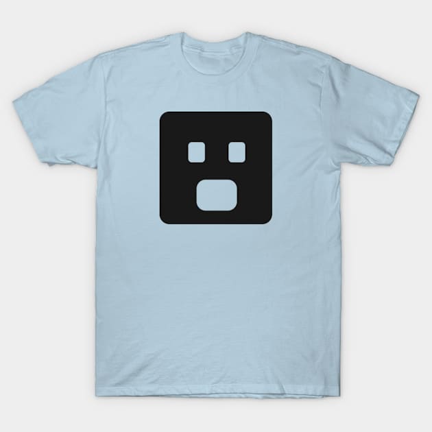 fear emoji with minimal art style T-Shirt by sungraphica